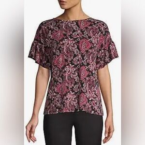 Michael Kors Paisley Top